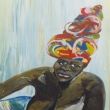 'Rinya', 80x40cm acrylverf op doek, 1993